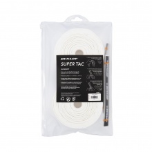 Dunlop Overgrip Super Tac 0.5mm - extrem griffig, feuchtigkeitsabsorbierend - weiss - 30 Stück Beutel